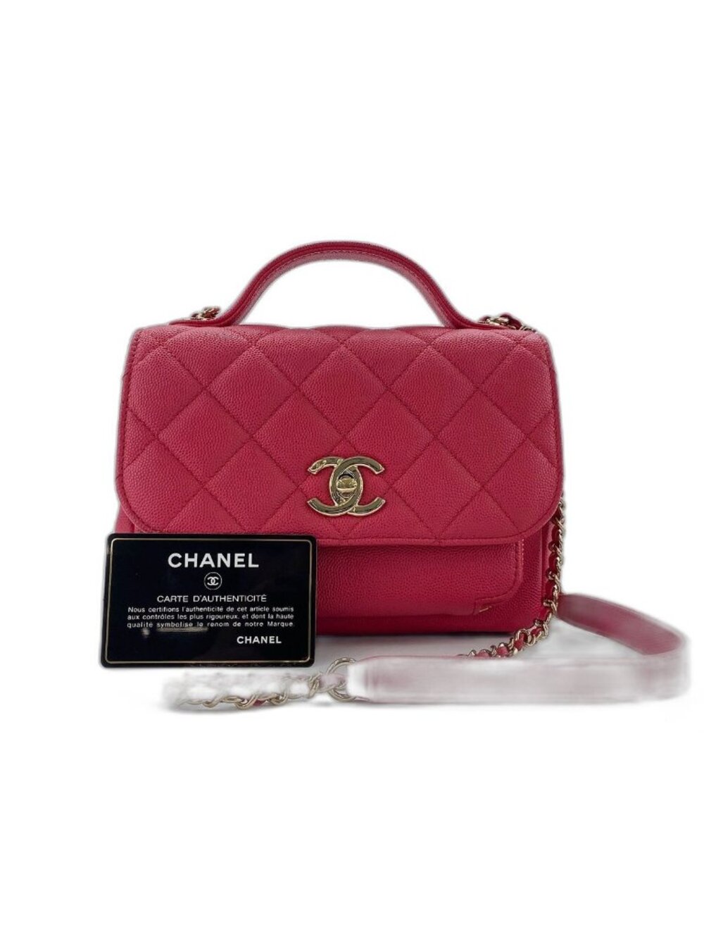 Chanel Shoulder Bag Quilted Business Affinity